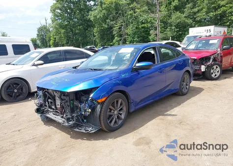 2020 Honda Civic Ex z USA, uszkodzony, nr VIN 19XFC1F37LE201155